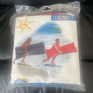 2006 VTG Intex The Wet Set Blue Fabric Surf Rider Float #59196 LARGE 60X29 Read